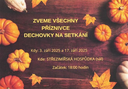 Setkání s dechovkou 3.9. a 17.9.2025