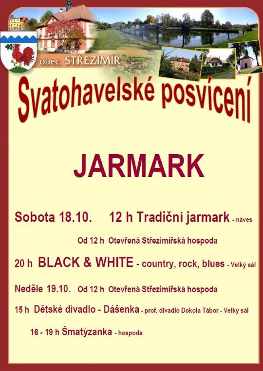 Svatohavelské posvícení a JARMARK 18. - 19.10.2025