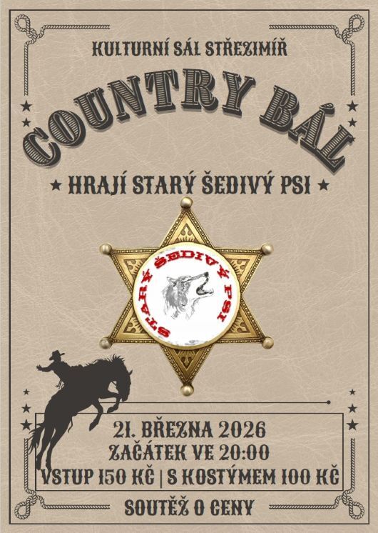 Country bál 21.3.2026