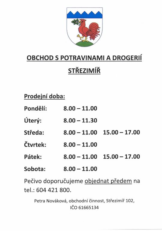 Aktuální prodejní doba obchodu